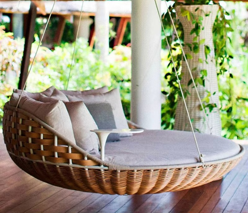 Outdoor Hanging Daybed Round W - đánh giá và giá Outdoor Daybed Sofa
