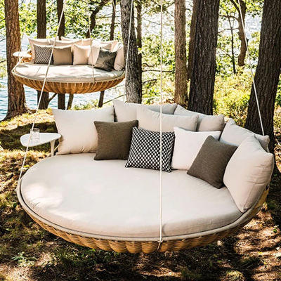 Outdoor Hanging Daybed Round W - đánh giá và giá Outdoor Daybed Sofa