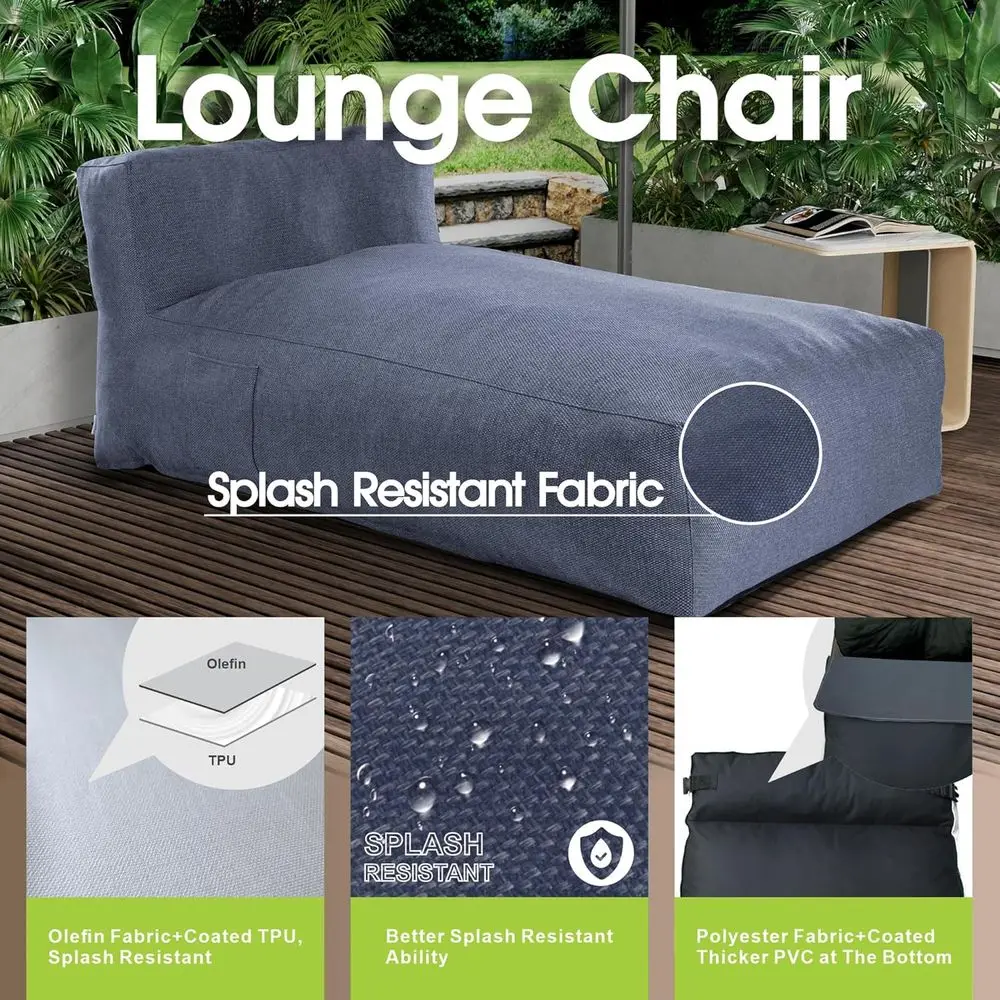 Water-Resistant Outdoor Bean B - đánh giá và giá Outdoor Daybed Sofa